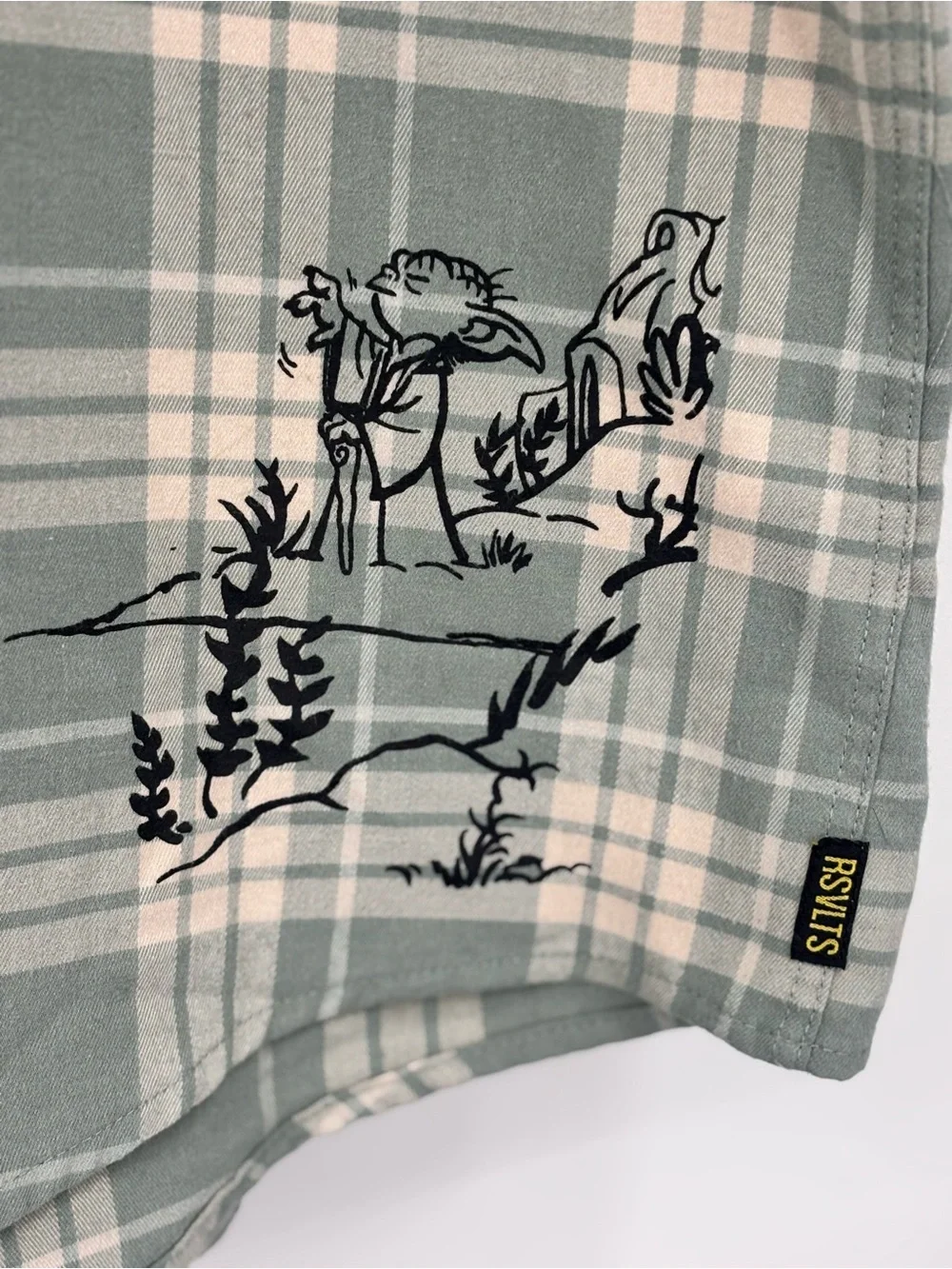 RSVLTS x Star Wars Dagobah Master Long Sleeve Button Shirt 4XL Men's Disney - Picture 2 of 7